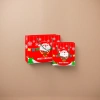 Red Christmas gift bag with Santa Claus pattern festive decoration gift box packaging Application Scenario